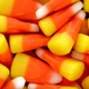 A close-up of some delicious candy corn.